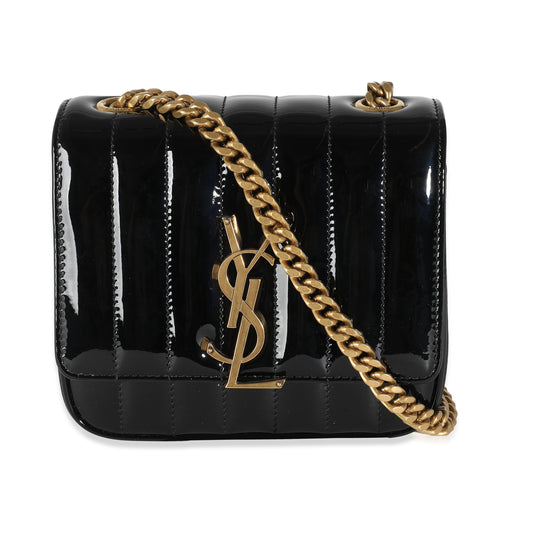 Pre-Loved YSL Black Patent Calfskin Crossbody