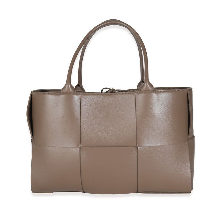 Pre-Loved Bottega Veneta Light Brown Tote