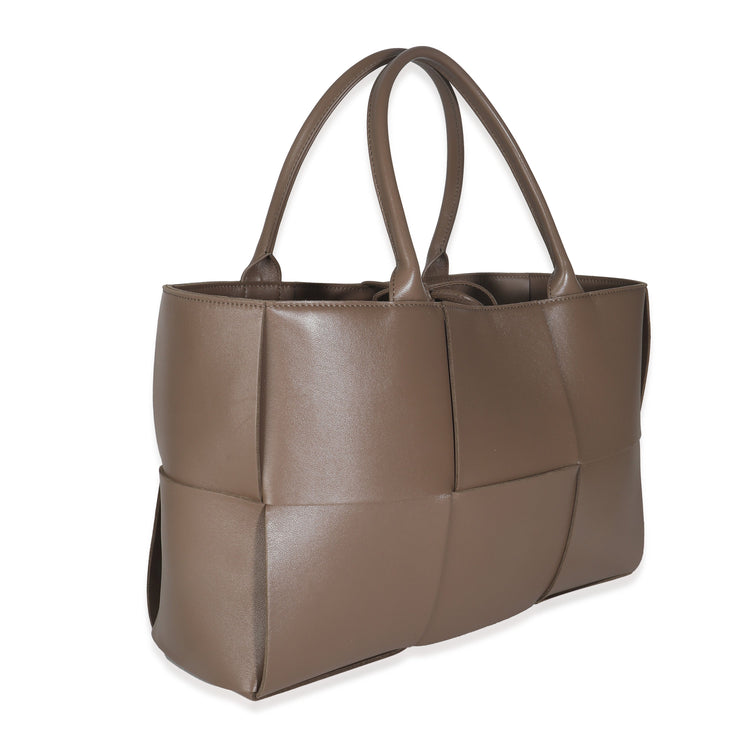 Pre-Loved Bottega Veneta Light Brown Tote