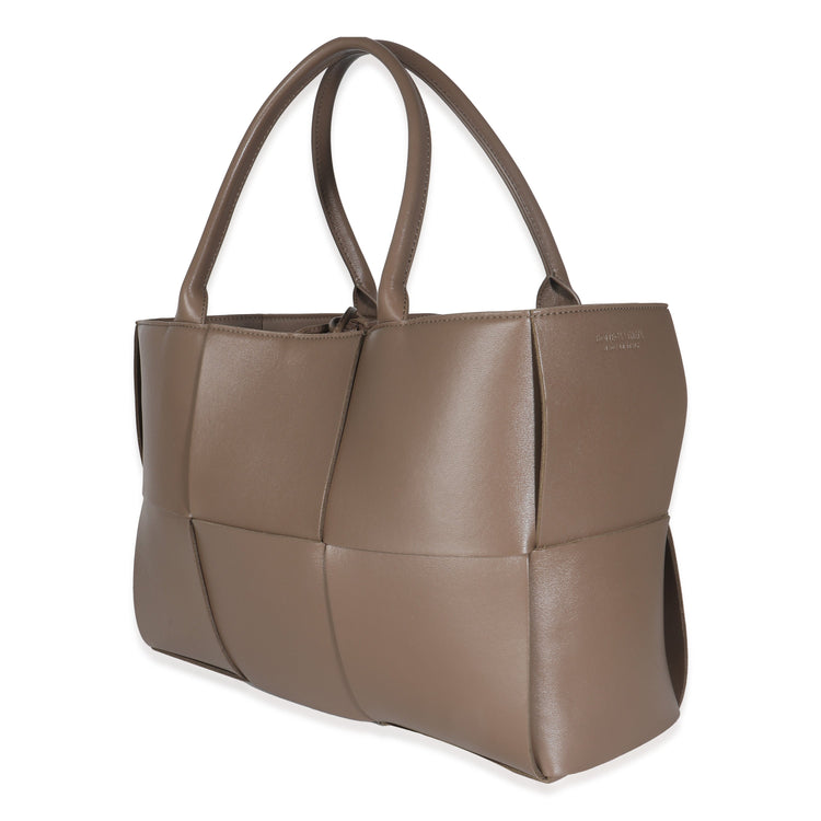 Pre-Loved Bottega Veneta Light Brown Tote