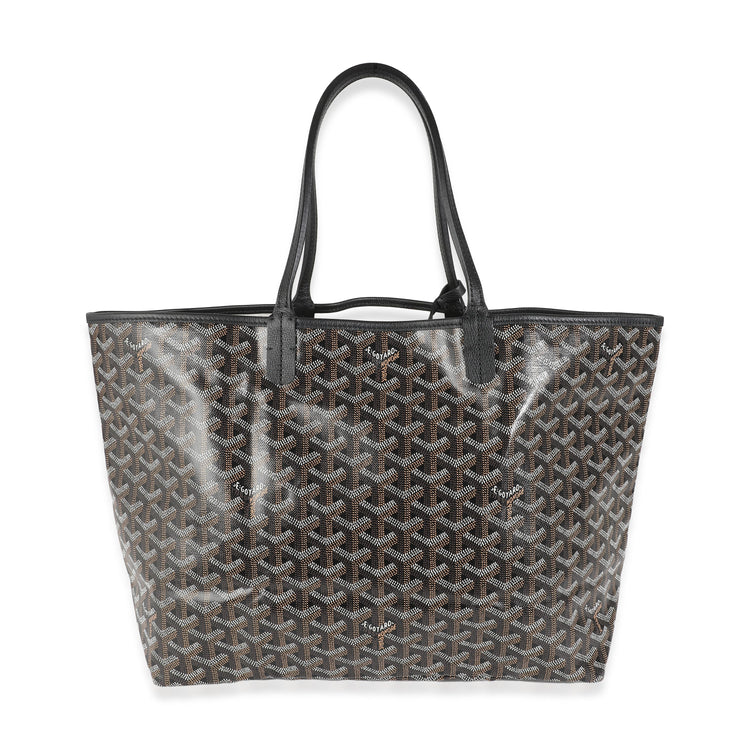 Pre-Loved Goyard Black Goyardine Canvas Saint Louis PM