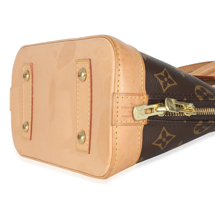 Like New Alma Monogram Canvas Alma BB