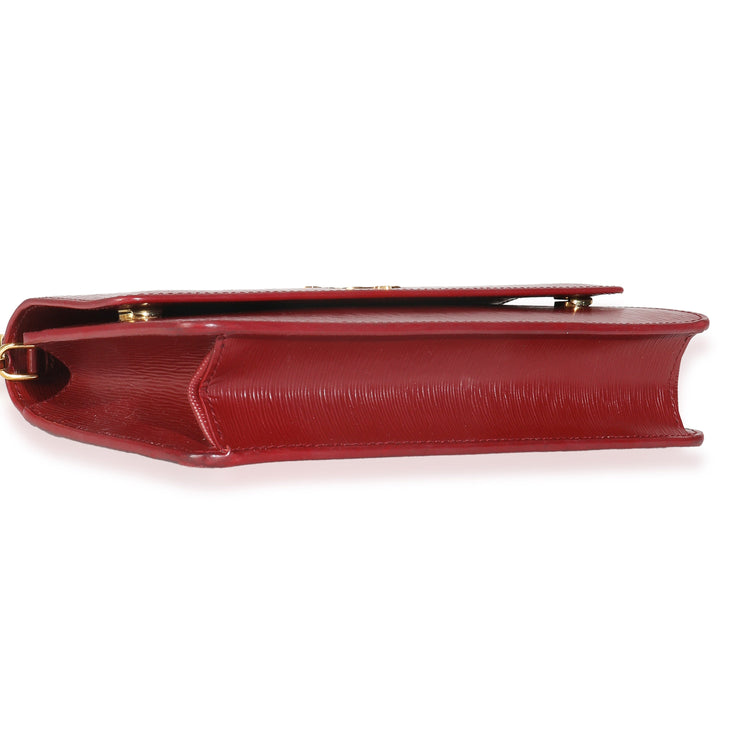 Pre-Loved Prada Red Crossbody Wallet