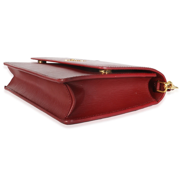 Pre-Loved Prada Red Crossbody Wallet