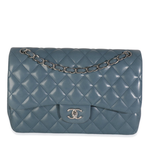 2012 Chanel Quilted Lambskin Jumbo Double Flap Bag