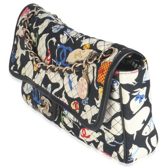 Vintage 2006 Chanel Multicolor Single Flap Bag