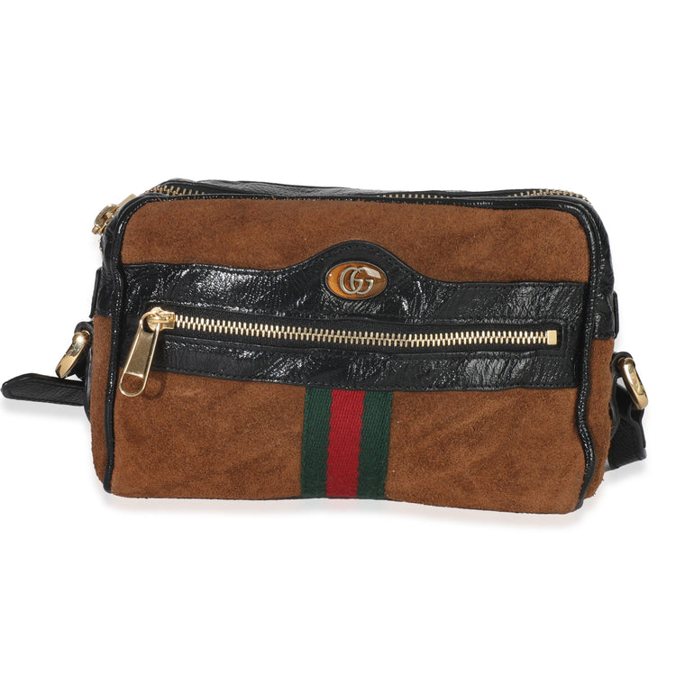Pre-Loved Suede Vintage Gucci Crossbody