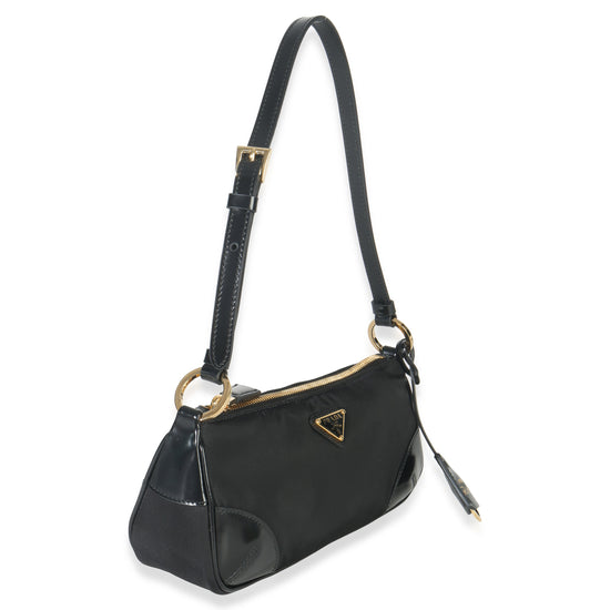 Prada Black Tessuto Nylon Re Edition 2002 Handbag bv