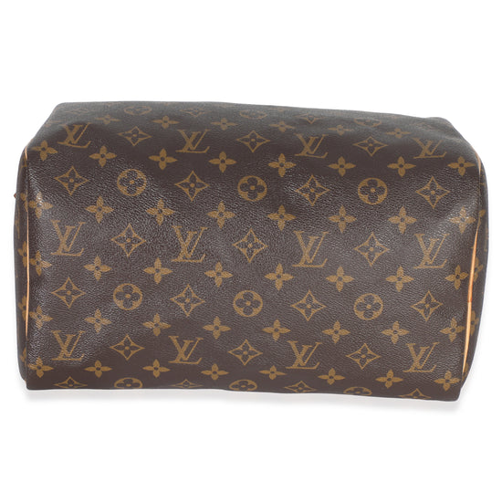 Louis Vuitton Monogram Canvas Speedy 30 Handbag stamp