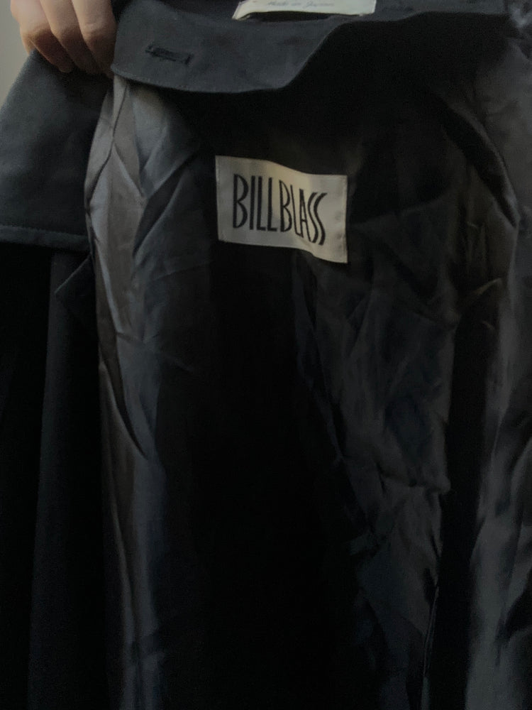 Vintage Bill Blass Black Trench Size 8