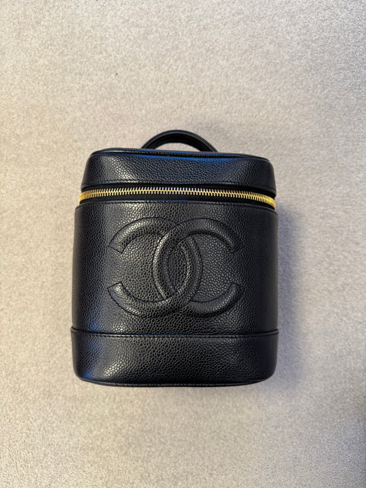 Vintage Black Caviar CC Vanity Case