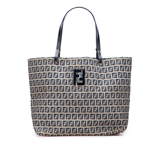 Vintage Fendi Zucchino Canvas Tote