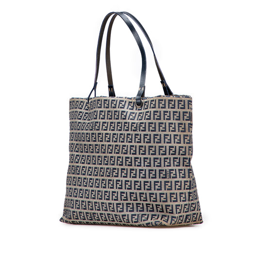 Vintage Fendi Zucchino Canvas Tote