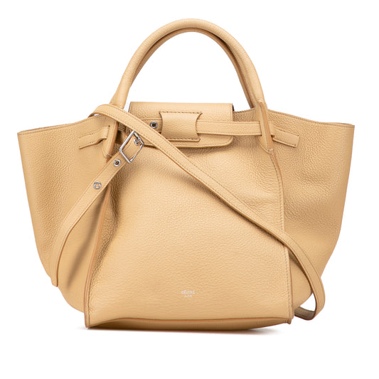 Celine Tan Leather Tote and Crossbody