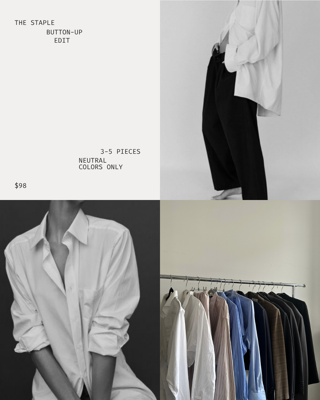 The Button-Up Style Box