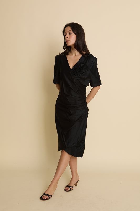 Vintage Christian Dior Black Dress size 6