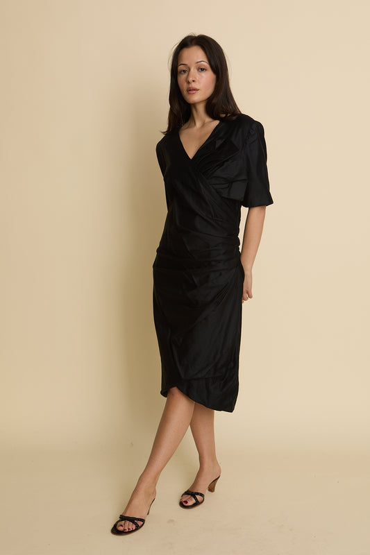 Vintage Christian Dior Black Dress size 6