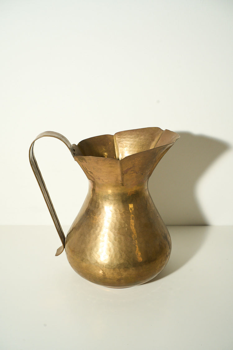 Vintage Large Brass Pitcher