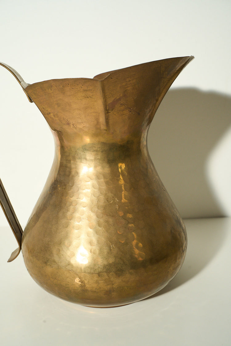 Vintage Large Brass Pitcher