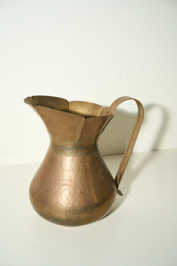 Vintage Large Brass Pitcher