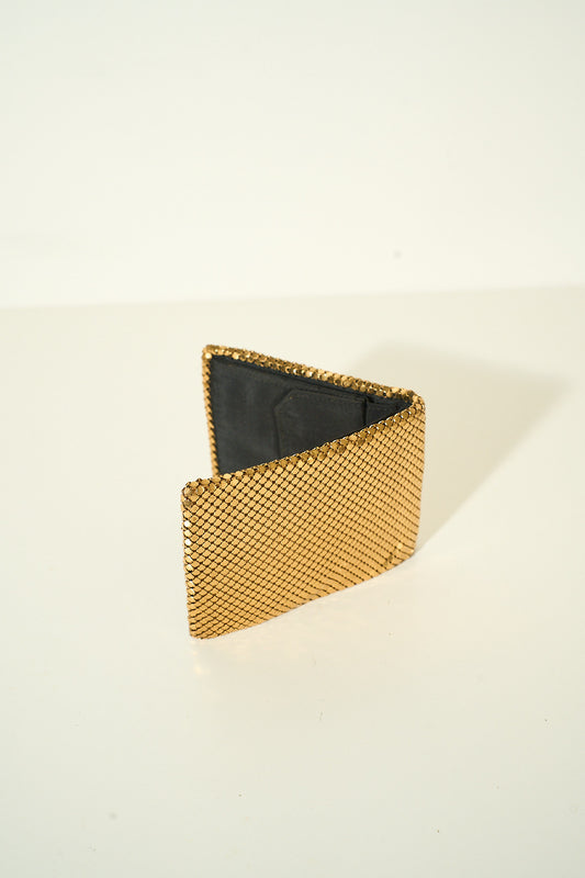 Vintage Whiting & Davis 1920's Gold Mesh Wallet