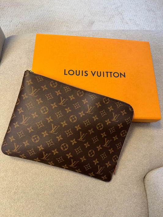 Vintage LV Laptop Monogram Case