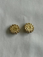 Vintage 1990s Givenchy Gold Earrings