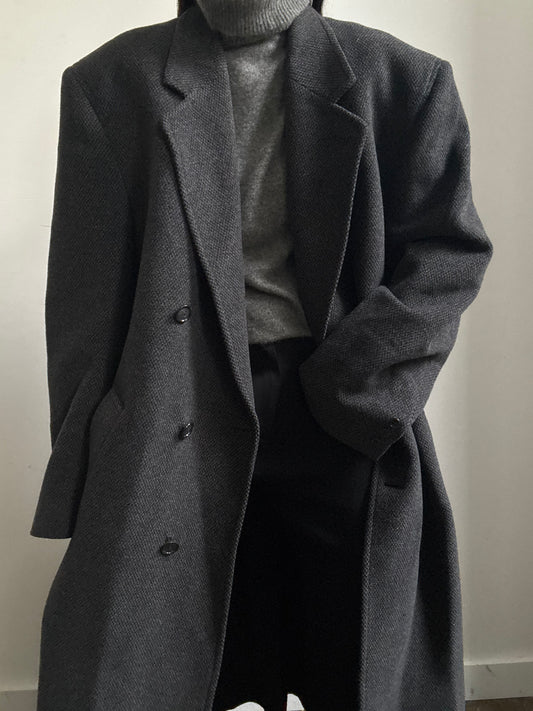 Vintage Men's Fit Wool Coat Size Medium/Large