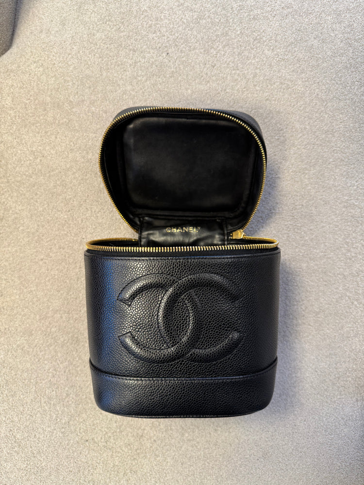 Vintage Black Caviar CC Vanity Case