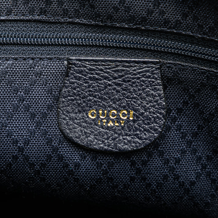 Vintage Gucci Suede Bamboo Dome Satchel
