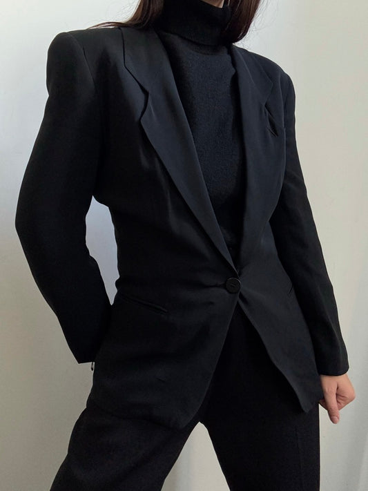 Vintage Giorgio Armani Silk Blazer Size Medium