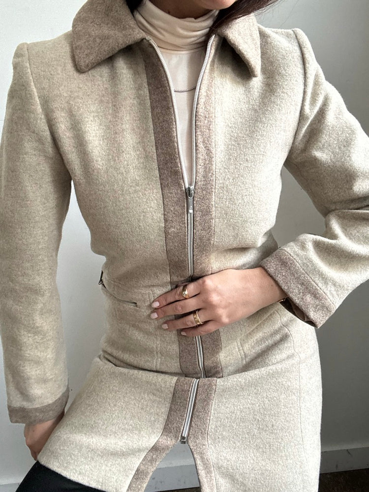 Vintage Max Mara Lightweight Zipped Jacket Size Small