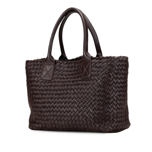 Vintage Bottega Veneta Lambskin Intreccio Small Tote