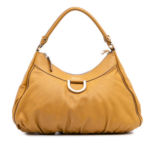 Gucci Leather Abbey D Ring Shoulder Bag