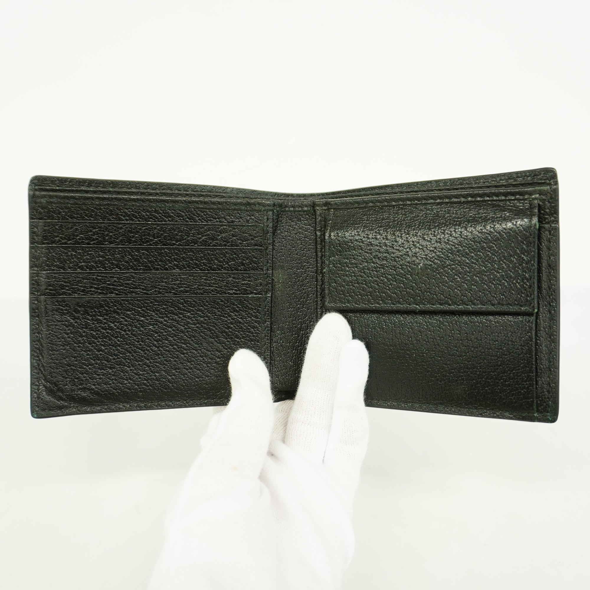 Vintage 1970's Black Gucci Wallet