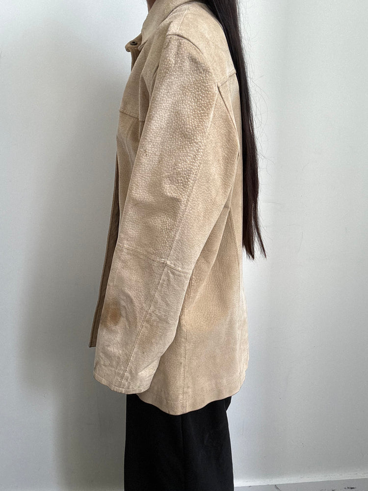 Vintage Tan Suede Small Coat
