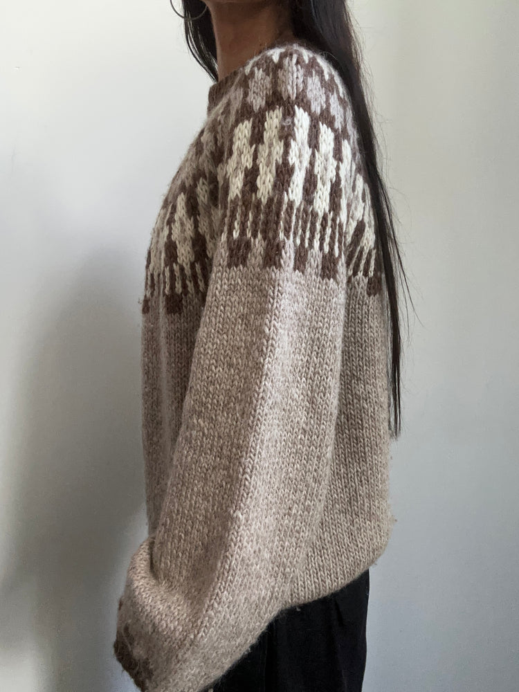 Vintage Icelandic Sweater Size Small