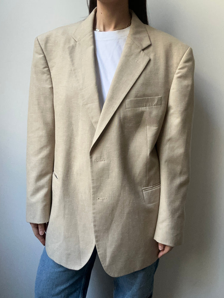 Vintage Tan Men's Blazer Size L-XL