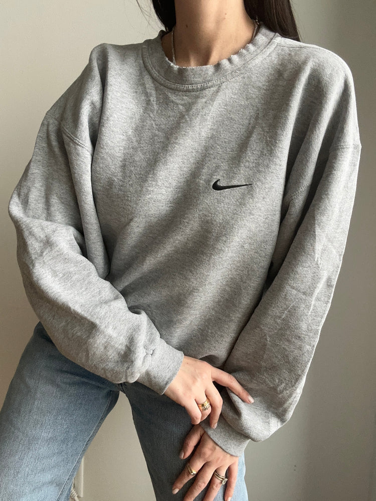 Vintage 90's Nike Grey Sweatshirt Size S