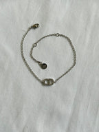 Vintage 2000s Dior Silver Rhinestone Bracelet