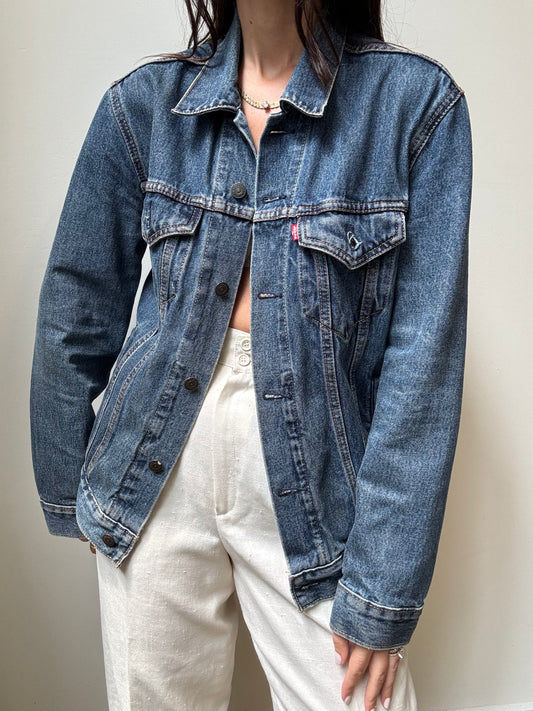 Vintage Levi's Blue Denim Jacket Size Small