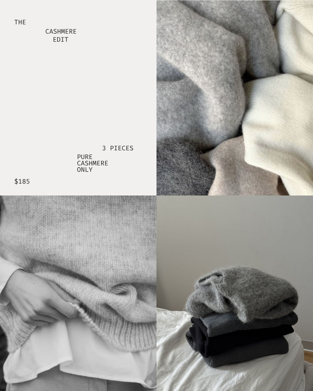 Limited Edition: Cashmere Trio Style Box