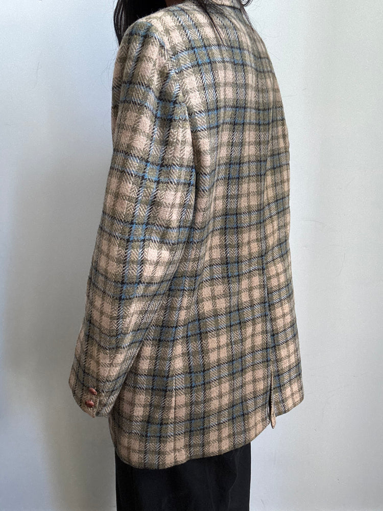 Vintage Heritage-Style Plaid Blazer Size Medium