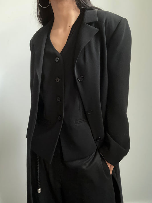 Vintage Vest + Blazer Set Size 10