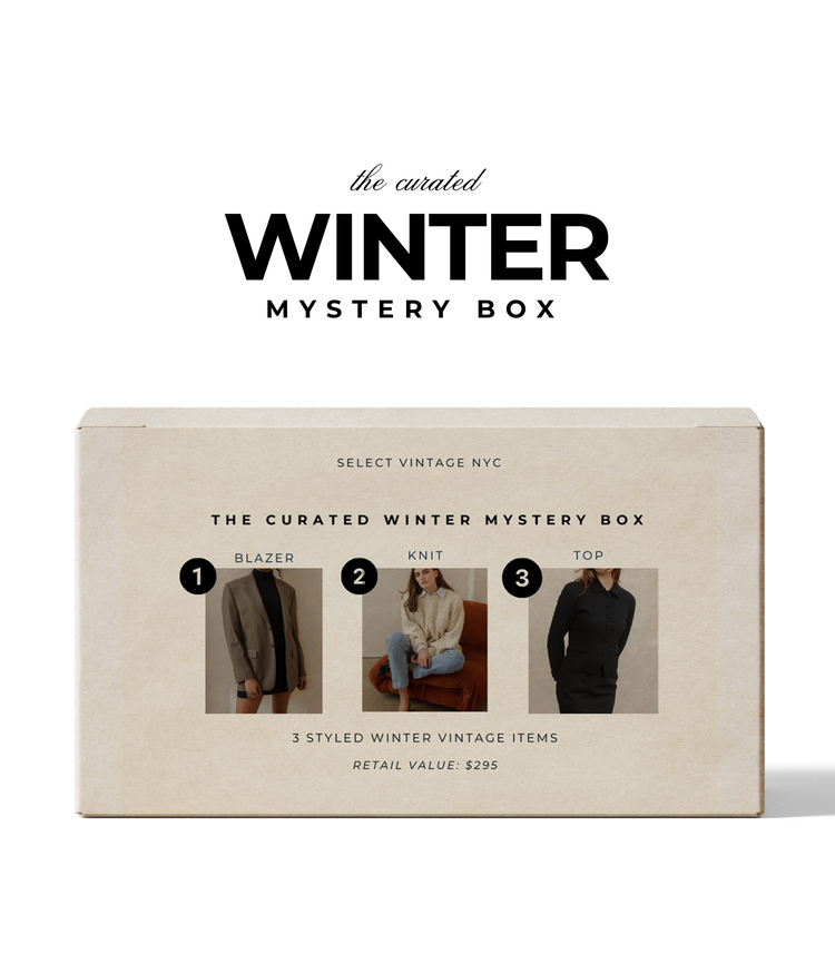 Curated Vintage Winter Neutral Mystery Box