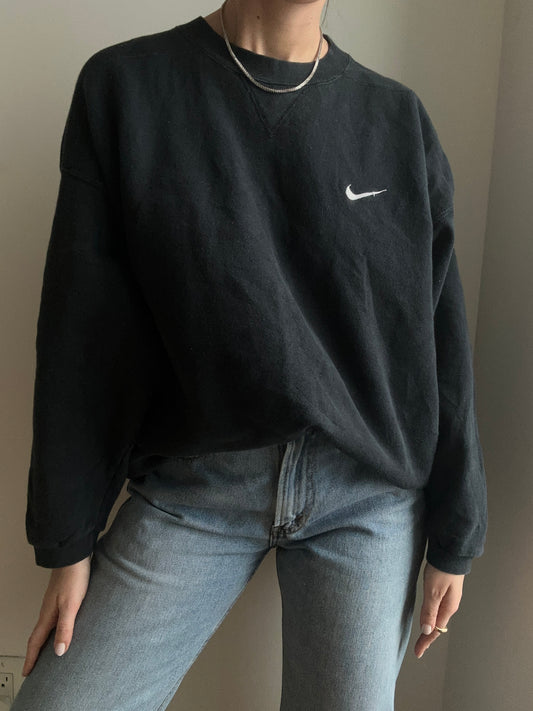 Vintage 90's Nike Black Sweatshirt Size S