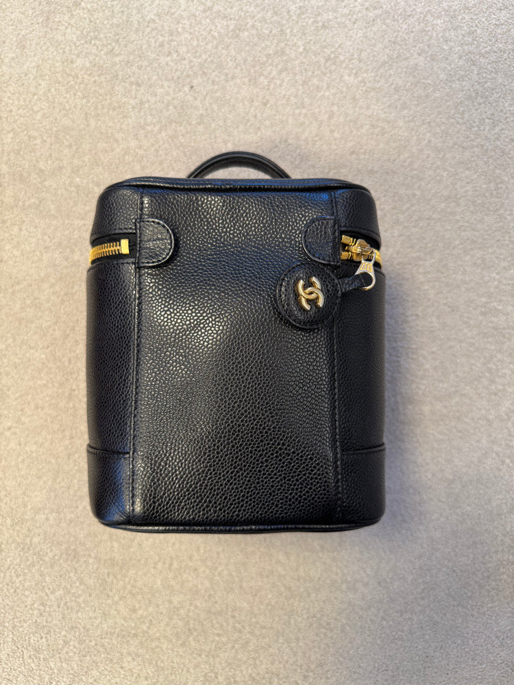 Vintage Black Caviar CC Vanity Case