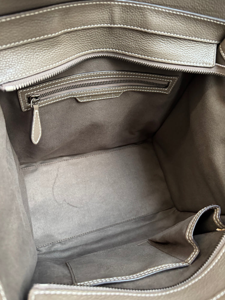 Celine 2011 Neutral Calfskin Mini Tote Tote Bag