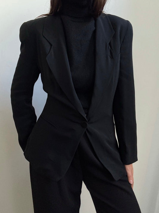 Vintage Giorgio Armani Silk Blazer Size Medium