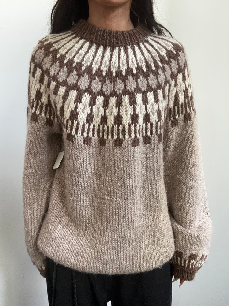 Vintage Icelandic Sweater Size Small